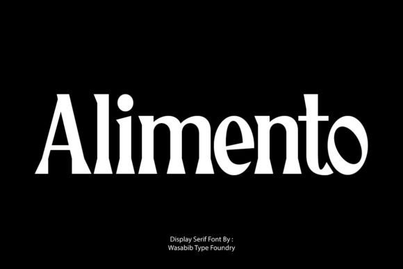 Alimento: Elegant Serif Font for Crafters