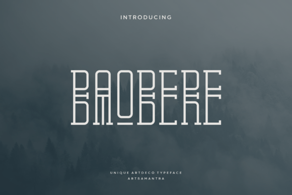 Baobere Font: Elegant Typography for Handmade Brands