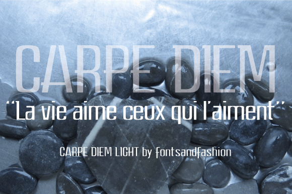 Carpe Diem Light: The Minimalist Serif Font for Bold Marketing