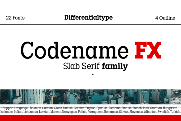 Codename Fx: A Slab Serif for Creative Projects