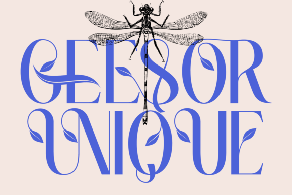 Elevate Your Brand with the Geesor Unique Typeface