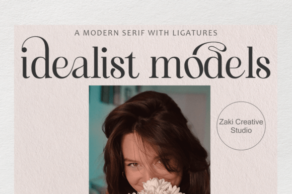 Elevate Your Brand with the Idealist Models Typeface