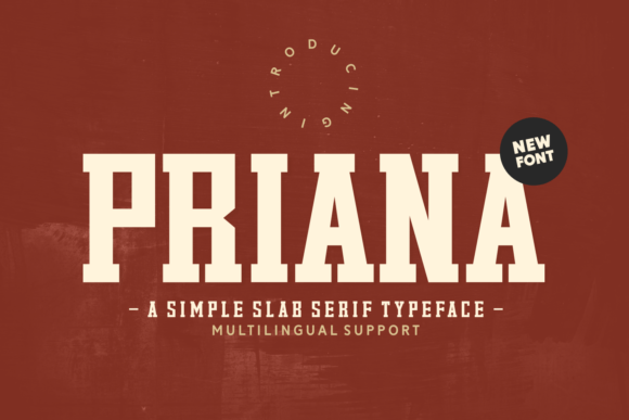 Elevate Your Brand with the Priana Typeface