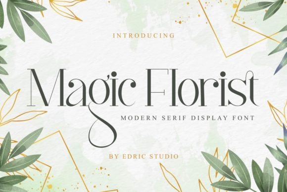 Elevating Editorial Design with the Magic Florist Typeface