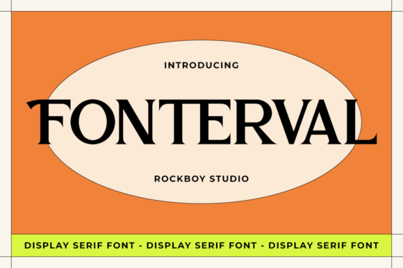 Fonterval: A Refined Serif Font for Editorial Design