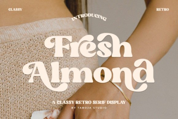 Fresh Almond: A Refined Serif Font for Modern Branding