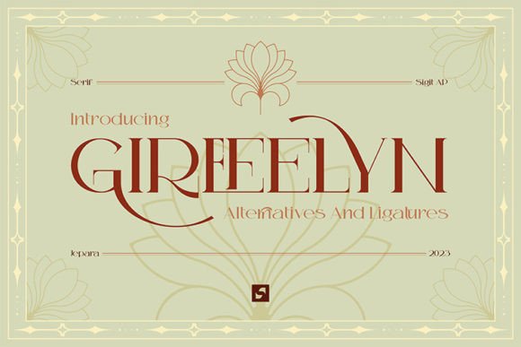 Girefelyn: Elegant Serif Font for Craft Creators