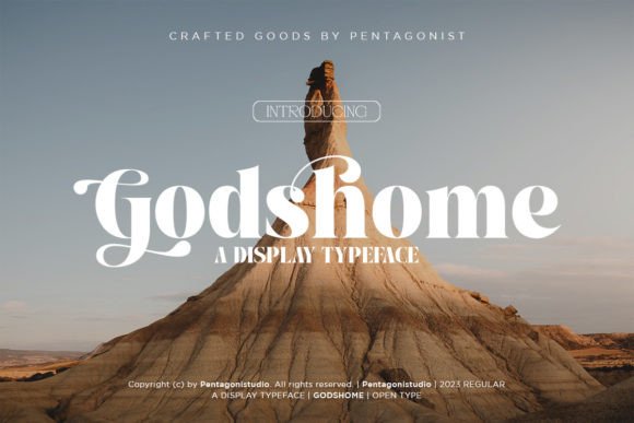 Godshome: The Premium Serif Font for High-Impact Branding