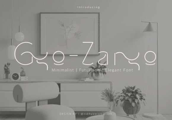 Gyo-zaryo: A Luxurious Sans Serif for Campaigns