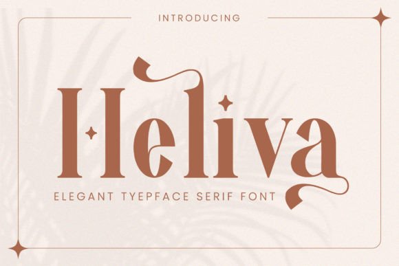 Heliva: A Refined Serif Font for Modern Editorial Design