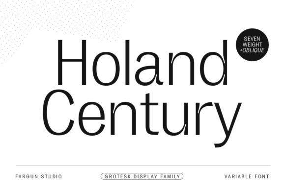 Holand Century: A Versatile Sans Serif Typeface for Modern Web Design
