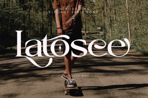 Latosce: The Serif Typeface That Stops the Scroll