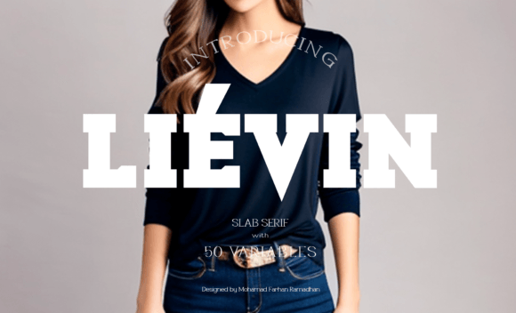 Lievin: A Refined Slab Serif Typeface for Editorial Design