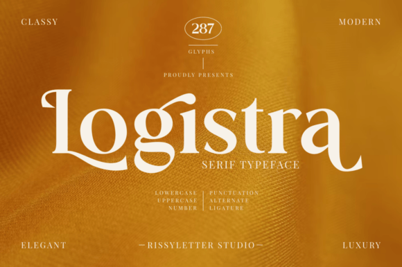 Logistra: The Serif Font That Sharpens Campaign Clarity