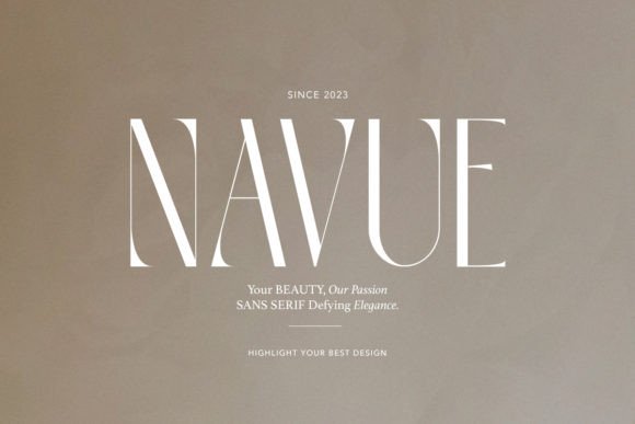 Navue Typeface Review: Elegant Sans Serif for Branding