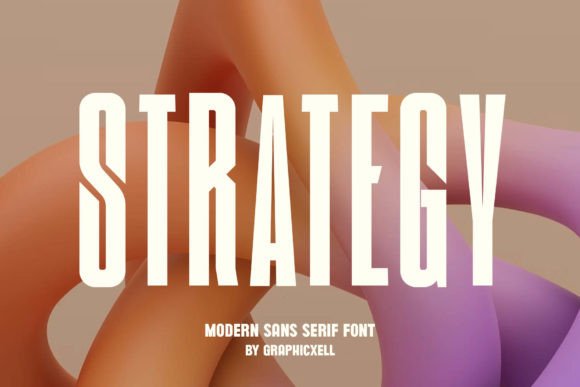 Strategy Font: The Minimalist Typeface for Makers