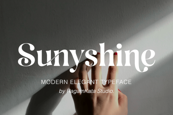 Sunyshine: The Elegant Serif Font for Scroll-Stopping Visuals