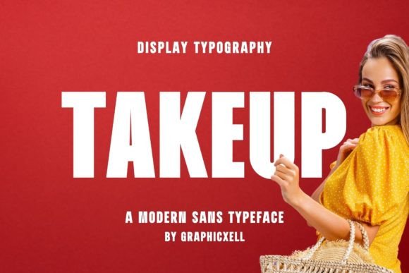 Takeup Font: Sleek and Stylish for Craft Projects