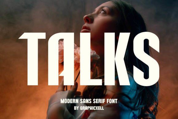 Talks Font: A Minimalist Typeface for Modern Branding