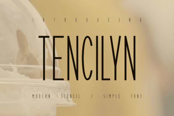Tencilyn: A Refined Sans Serif Typeface for Modern Web Design