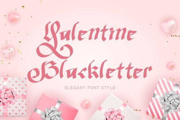 Valentine Blackletter: A Bold Typeface for Modern Web Design