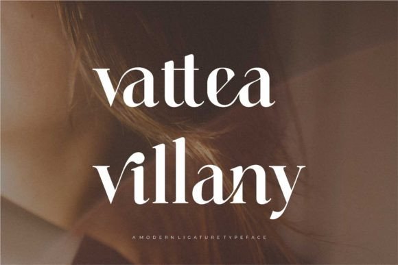 Vattea Villany: A Refined Serif Font for Editorial Design