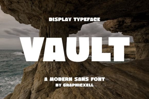 Vault: A Minimalist Sans Serif Font for Modern Editorial Design