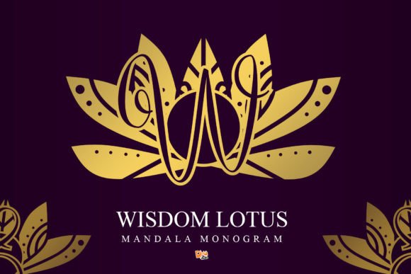 Wisdom Lotus Mandala Font