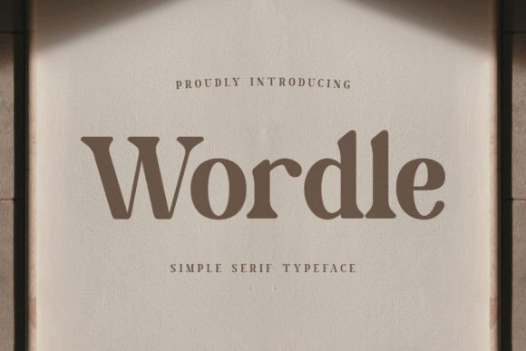 Wordle: A Serif Font for Timeless Elegance